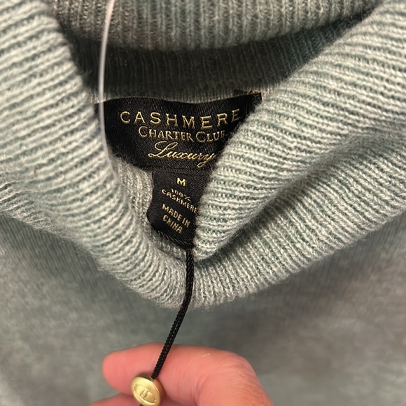 New: Charter club ,cashmere 100% - Picture 3 of 4